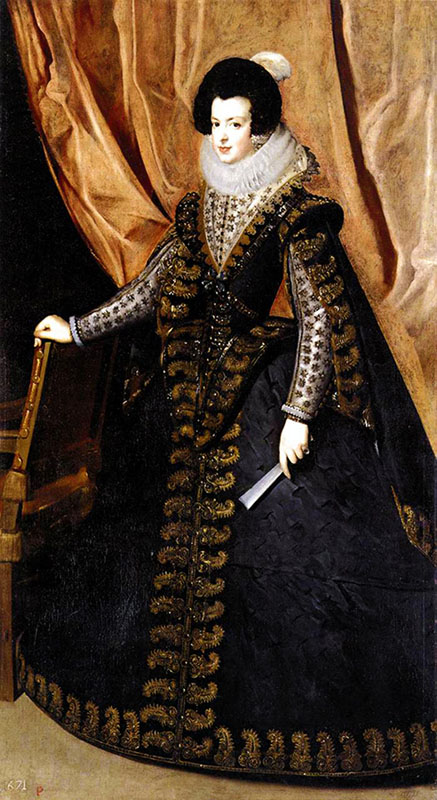 Queen Isabel Standing
